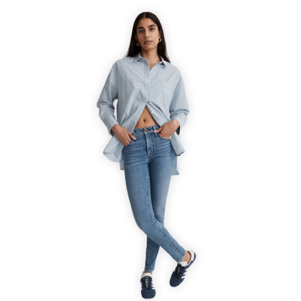 Madewell 9" Mid-Rise Skinny Jeans in Cloverdale Wash 28